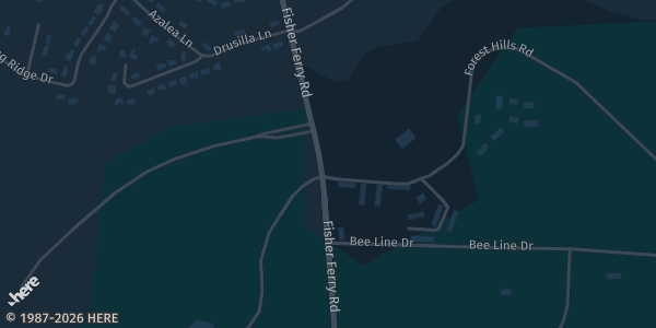 Map showing Knights of Columbus Hall in Vicksburg, MS.
