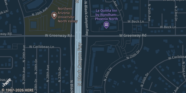 Map showing Park Terrace in Phoenix, AZ.