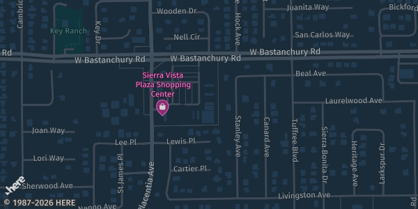 Map showing Diamond 9 Sports in Placentia, CA.
